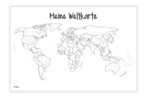 Weltkarte Meine-Weltkarte